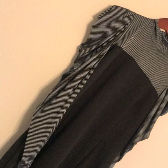 Ronen Chen Black Puffed Ruched Sleeve Dress - Sz 2 - Picture 5 of 11